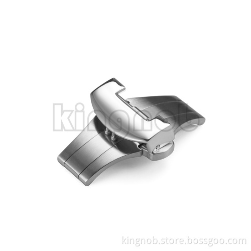 Steel Polish Brush PVD Deployment Folding Clasp For Panerai Watch Band Buckle 22mm